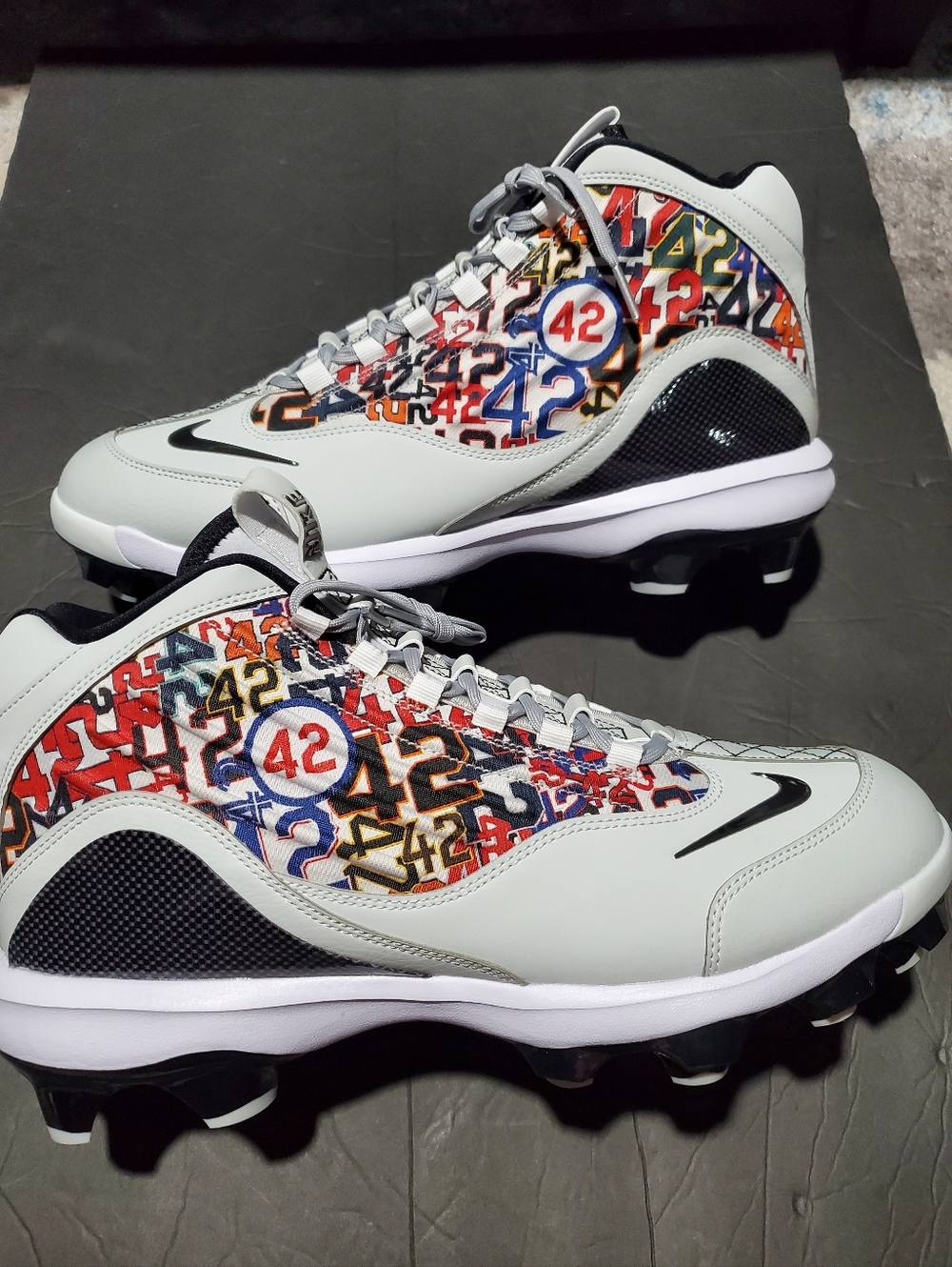 Really Cool Nike Ken Griffey Baseball Cleats Sz 11 Or 12. Brand New